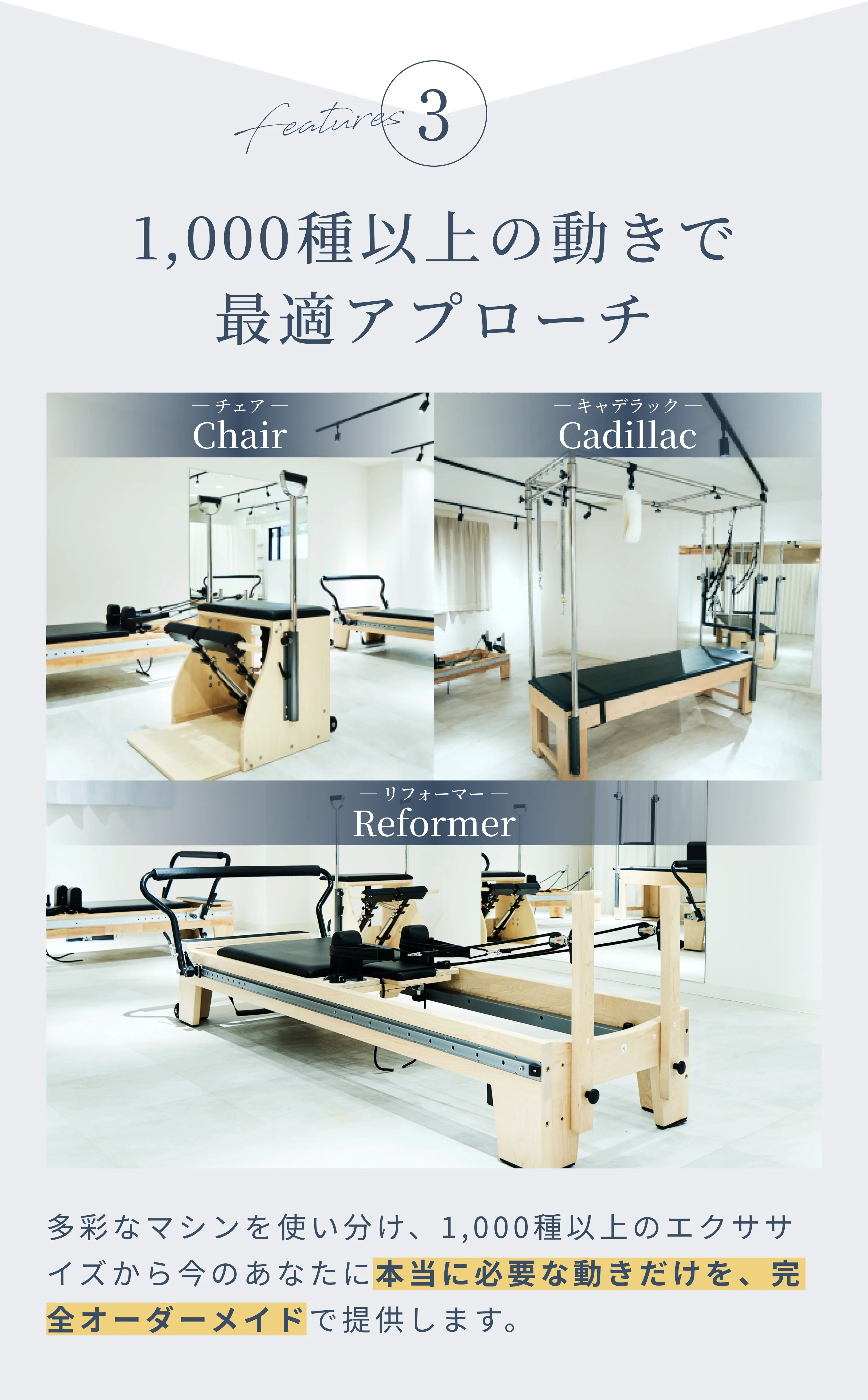 1000種類以上の動きで最適アプローチ